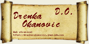 Drenka Okanović vizit kartica